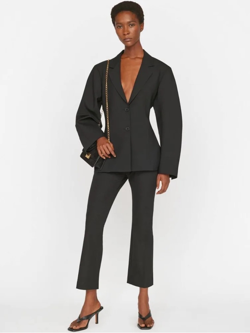 FRAME Le Crop Mini Boot Trouser , sz : 12